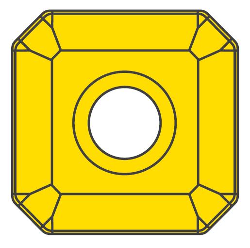 SEET 12T3M-PM ;M9325 frézovací destička s upínáním šroubkem